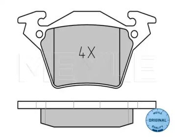 Комплект тормозных колодок (MEYLE: 025 230 2017)