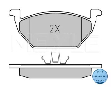 Комплект тормозных колодок (MEYLE: 025 231 3119/W)