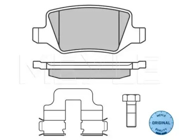 Комплект тормозных колодок (MEYLE: 025 231 3814)