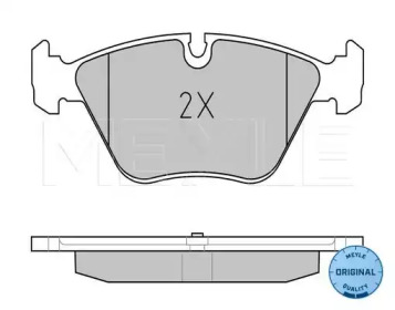 Комплект тормозных колодок (MEYLE: 025 231 8320)
