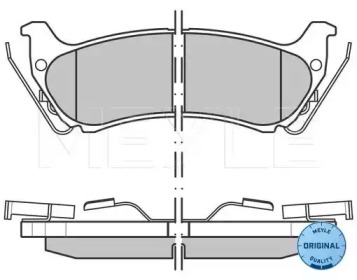 Комплект тормозных колодок (MEYLE: 025 231 9017/W)