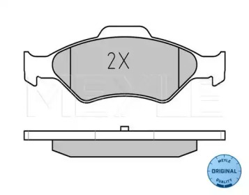 Комплект тормозных колодок (MEYLE: 025 232 0018)
