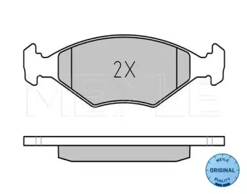 Комплект тормозных колодок (MEYLE: 025 232 2018/W)