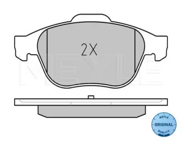 Комплект тормозных колодок (MEYLE: 025 232 4818)