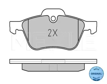 Комплект тормозных колодок (MEYLE: 025 232 8118)