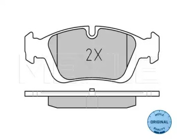Комплект тормозных колодок (MEYLE: 025 232 8717)