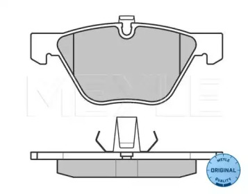 Комплект тормозных колодок (MEYLE: 025 233 1320)