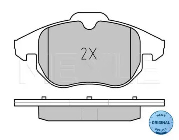 Комплект тормозных колодок (MEYLE: 025 234 0220)