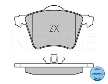 Комплект тормозных колодок (MEYLE: 025 234 1819/W)