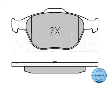 Комплект тормозных колодок (MEYLE: 025 234 4017)