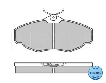 Комплект тормозных колодок (MEYLE: 025 234 5219)