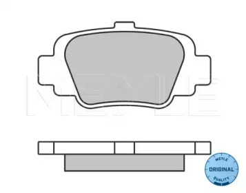 Комплект тормозных колодок (MEYLE: 025 234 5415)