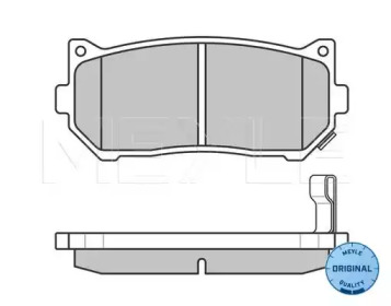 Комплект тормозных колодок (MEYLE: 025 234 5513/W)