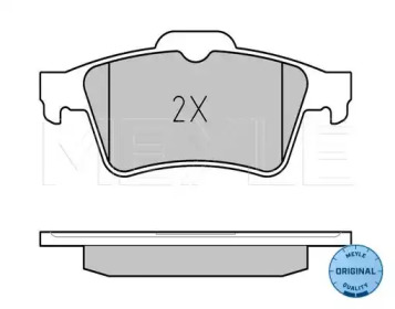 Комплект тормозных колодок (MEYLE: 025 234 8216)
