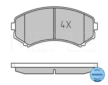 Комплект тормозных колодок (MEYLE: 025 234 8816/W)