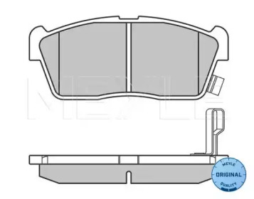 Комплект тормозных колодок (MEYLE: 025 235 0715)
