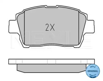 Комплект тормозных колодок (MEYLE: 025 235 1017)