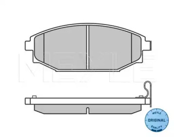 Комплект тормозных колодок (MEYLE: 025 235 1816/W)