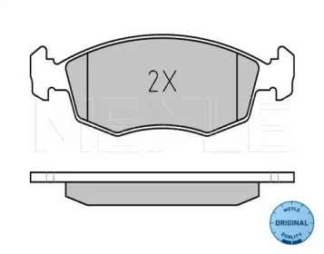 Комплект тормозных колодок (MEYLE: 025 235 5218)