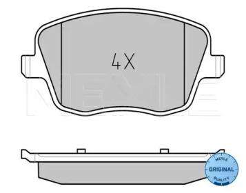 Комплект тормозных колодок (MEYLE: 025 235 8118)