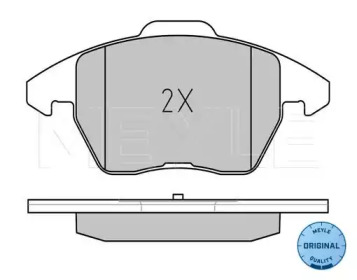 Комплект тормозных колодок (MEYLE: 025 235 8919)