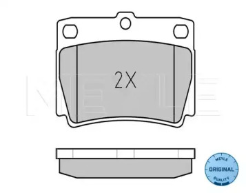Комплект тормозных колодок (MEYLE: 025 235 9315/W)