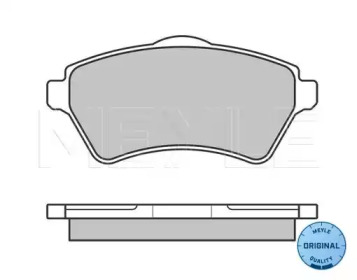 Комплект тормозных колодок (MEYLE: 025 236 1517)