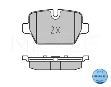 Комплект тормозных колодок (MEYLE: 025 236 2316)