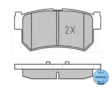 Комплект тормозных колодок (MEYLE: 025 236 7315/W)