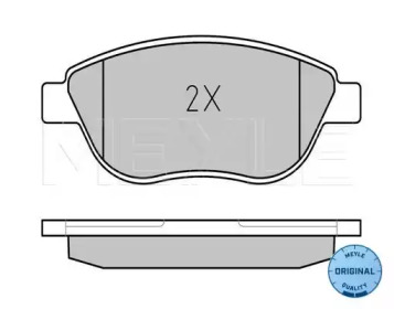 Комплект тормозных колодок (MEYLE: 025 237 0918/W)