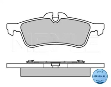 Комплект тормозных колодок (MEYLE: 025 237 1616)