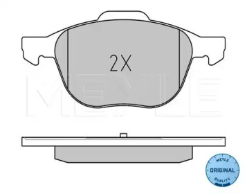 Комплект тормозных колодок (MEYLE: 025 237 2318)