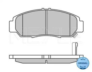 Комплект тормозных колодок (MEYLE: 025 237 2916/W)