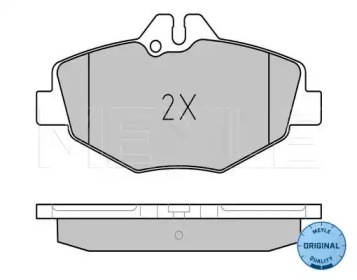 Комплект тормозных колодок (MEYLE: 025 237 4320)