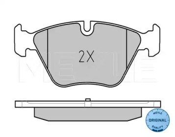 Комплект тормозных колодок (MEYLE: 025 237 9420)