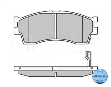 Комплект тормозных колодок (MEYLE: 025 238 7316/W)