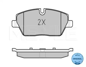 Комплект тормозных колодок (MEYLE: 025 239 1517)