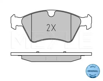 Комплект тормозных колодок (MEYLE: 025 239 2221)