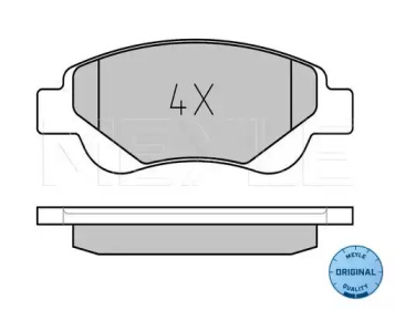 Комплект тормозных колодок (MEYLE: 025 239 5917)