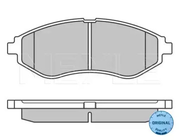 Комплект тормозных колодок (MEYLE: 025 239 7417)