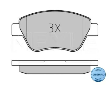 Комплект тормозных колодок (MEYLE: 025 239 8217/W)