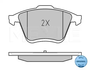 Комплект тормозных колодок (MEYLE: 025 240 0218/W)