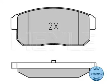Комплект тормозных колодок (MEYLE: 025 240 3914/W)