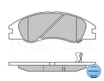 Комплект тормозных колодок (MEYLE: 025 242 1817/W)