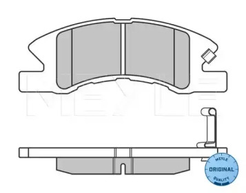 Комплект тормозных колодок (MEYLE: 025 242 2914/W)