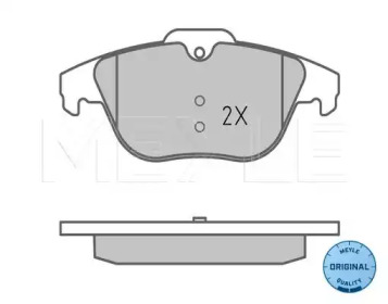 Комплект тормозных колодок (MEYLE: 025 242 5418)