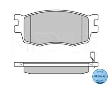 Комплект тормозных колодок (MEYLE: 025 243 1717/W)