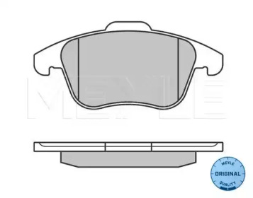Комплект тормозных колодок (MEYLE: 025 243 3219/W)