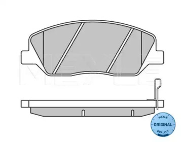 Комплект тормозных колодок (MEYLE: 025 243 5117/W)