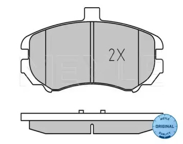 Комплект тормозных колодок (MEYLE: 025 243 6917/W)